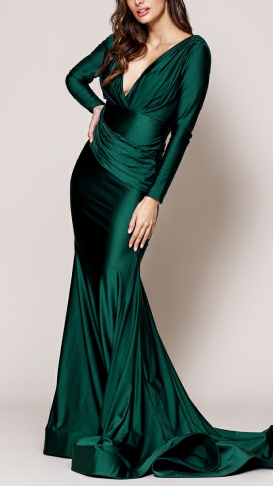 Long sleeve formal new mother of the bride dress